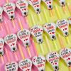imageJOYIN 36 Packs Neon Valentines Day Gift Cards with Glow Stick Bracelets Glow in the dark Necklaces for Valentines Party Favor Valentine Classroom Exchange Cards Valentine School PrizeBulb Cards