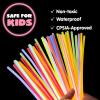 imageJOYIN 36 Packs Neon Valentines Day Gift Cards with Glow Stick Bracelets Glow in the dark Necklaces for Valentines Party Favor Valentine Classroom Exchange Cards Valentine School PrizeCards