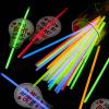 imageJOYIN 36 Packs Neon Valentines Day Gift Cards with Glow Stick Bracelets Glow in the dark Necklaces for Valentines Party Favor Valentine Classroom Exchange Cards Valentine School PrizeBulb Cards