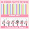 imageJOYIN 36 Packs Neon Valentines Day Gift Cards with Glow Stick Bracelets Glow in the dark Necklaces for Valentines Party Favor Valentine Classroom Exchange Cards Valentine School PrizeBulb Cards