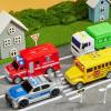 imageJOYIN 4 Pcs 7quot Long Vehicle Toy Set Toddlers Cars with Lights and Siren Sound Including Play Police Car School Bus Garbage Truck Ambulance Birthday Party Gifts Toys for Boys 35