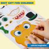 imageJOYIN 90 PCS 98x67 Makeaface Sticker Sheets Make Your Own Animal Mix and Match Sticker Sheets with Safaris Sea and Fantasy Animals Kids Party Favor Supplies CraftSmall