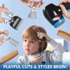 imageJOYIN Barber Shop Pretend Role Play Toy 23 Pcs Kids Shaving Kit for Boys Haircut Kit for Boys 3 Year Old Birthday Gift Upgraded Toddler Role Play Set with Storage Box