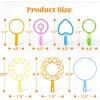 imageJOYIN Big Bubble Wands Set Bulk for Kids Summer Outdoor Toy Game Activity Party Favors 18 Pcs Giant Bubble Maker with Tray 12quot Large 6 Pcs Solution Suitable for All Age PeopleClassic