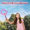 imageJOYIN Big Bubble Wands Set Bulk for Kids Summer Outdoor Toy Game Activity Party Favors 18 Pcs Giant Bubble Maker with Tray 12quot Large 6 Pcs Solution Suitable for All Age PeopleRegular