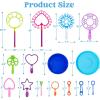 imageJOYIN Big Bubble Wands Set Bulk for Kids Summer Outdoor Toy Game Activity Party Favors 18 Pcs Giant Bubble Maker with Tray 12quot Large 6 Pcs Solution Suitable for All Age PeopleRegular