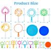 imageJOYIN Big Bubble Wands Set Bulk for Kids Summer Outdoor Toy Game Activity Party Favors 18 Pcs Giant Bubble Maker with Tray 12quot Large 6 Pcs Solution Suitable for All Age PeopleVarious