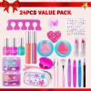 imageJOYIN Christmas Advent Calendar 2024 Christmas Countdown Make Up Set for Girls24 Days Beauty Advent CalendarXmas Makeup Dress Up Gift Set Princess Gift Advent CalendarAdvent Calendar 2024 Girls