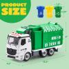 imageJOYIN Garbage Truck Toy Boys ampamp Girls Gifts Kids DIY Assembly Friction Powered SideDump Garbage Toy with Light and Sounds 3 Trash Cans 3 Replaceable Screwdrivers Age 1 2 3 4 5