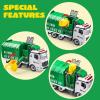 imageJOYIN Garbage Truck Toy Boys ampamp Girls Gifts Kids DIY Assembly Friction Powered SideDump Garbage Toy with Light and Sounds 3 Trash Cans 3 Replaceable Screwdrivers Age 1 2 3 4 5