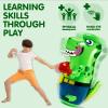 imageJOYIN Inflatable TRex Dinosaur Bopper 47 Inches Bop Bag Inflatable Punching Toy Kids Punching Bag with BounceBack Action