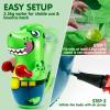 imageJOYIN Inflatable TRex Dinosaur Bopper 47 Inches Bop Bag Inflatable Punching Toy Kids Punching Bag with BounceBack Action