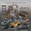 imageJOYIN Military Base Toys Set Including Army Vehicles Army Men Action Figures and Weapon Gear Accessories Military Combat Toys