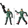 imageJOYIN Military Vehicles Toy Set of Friction Powered Transport Helicopter with Light and Sound Siren and Soldier Army Men Action Figures for Kids