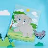 imageJOYIN Pin The Nose on The Elephant Game 24 Pcs 21 x 28 Elephant Nose Stickers Make a Face Stickers Party Favors Decorations