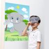 imageJOYIN Pin The Nose on The Elephant Game 24 Pcs 21 x 28 Elephant Nose Stickers Make a Face Stickers Party Favors Decorations