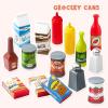 imageJOYIN Play Food Set 135 Pieces Play Kitchen Set for Market Educational Pretend Play Food Playset Kids Toddlers Toys Kitchen Accessories Fake Food Party Favor Christmas Stocking Stuffers