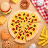 imageJOYIN Play Food Set 135 Pieces Play Kitchen Set for Market Educational Pretend Play Food Playset Kids Toddlers Toys Kitchen Accessories Fake Food Party Favor Christmas Stocking Stuffers