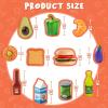 imageJOYIN Play Food Set 135 Pieces Play Kitchen Set for Market Educational Pretend Play Food Playset Kids Toddlers Toys Kitchen Accessories Fake Food Party Favor Christmas Stocking Stuffers