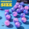 imageJOYIN Slime Party Favors 24 Pack Galaxy Slime Ball  Stretchy NonSticky MessFree Stress Relief and Safe  Toys for Girls and Boys  Classroom Reward Party SuppliesStellar