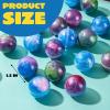 imageJOYIN Slime Party Favors 24 Pack Galaxy Slime Ball  Stretchy NonSticky MessFree Stress Relief and Safe  Toys for Girls and Boys  Classroom Reward Party SuppliesAurora