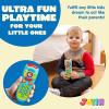 imageJOYIN Smartphone Toys for Baby Remote Control Baby Phone with Music Learning Toy Birthday Gifts for Infants Kids Boys and Girls Gift for ChristmasBlue Phone and Remote Toy with Bird