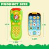 imageJOYIN Smartphone Toys for Baby Remote Control Baby Phone with Music Learning Toy Birthday Gifts for Infants Kids Boys and Girls Gift for ChristmasGreen Phone and Remote Toy with Horse