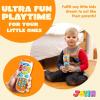imageJOYIN Smartphone Toys for Baby Remote Control Baby Phone with Music Learning Toy Birthday Gifts for Infants Kids Boys and Girls Gift for ChristmasWhite Phone and Remote Toy with Horse