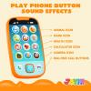 imageJOYIN Smartphone Toys for Baby Remote Control Baby Phone with Music Learning Toy Birthday Gifts for Infants Kids Boys and Girls Gift for ChristmasWhite Phone and Remote Toy with Horse