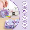 imageJOYIN Unicorn Tea Party Set for Little Girls Pretend Pink Tin Teapot Set Princess Tea Time Play Kitchen Toy with Teapot Cup Plate Carrying Case for Kids Toddlers Age 3 4 5 6 Gift for ChristmasPurple Unicorn