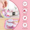 imageJOYIN Unicorn Tea Party Set for Little Girls Pretend Pink Tin Teapot Set Princess Tea Time Play Kitchen Toy with Teapot Cup Plate Carrying Case for Kids Toddlers Age 3 4 5 6 Gift for ChristmasUnicorn