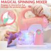 imageJoyin Play Kitchen Toys Pretend and Play Food Kitchen Accessories Girls Toy with Coffee Maker Mixer Toaster with Realistic Lightsampamp Sounds Birthday Gift for Kids Gifts for ChristmasPink
