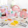 imageJoyin Play Kitchen Toys Pretend and Play Food Kitchen Accessories Girls Toy with Coffee Maker Mixer Toaster with Realistic Lightsampamp Sounds Birthday Gift for Kids Gifts for ChristmasPink