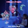 imageKlever Kits 3D String Art Kit for Kids Light Up String Light Toy with 30 MultiColored LED Bulbs Arts and Crafts Set Birthday Gifts for Girls and Boys Ages 8