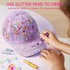 imageKlever Kits Decorate Your Own Baseball Cap with 7 Sheets Gems Stickers Art ampamp Crafts Kit for Kids Fun Creative DIY Toys for Kids GirlsUnicorn