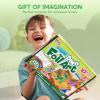 imageKlever Kits Foil Art Kit for Kids  Arts ampamp Crafts Supplies Mess Free Coloring Foil Foam Stickers Creative Travel Toys Birthday Gifts for Boys ampamp Girls Ages 4 and UpDinosaur