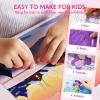 imageKlever Kits Foil Art Kit for Kids  Arts ampamp Crafts Supplies Mess Free Coloring Foil Foam Stickers Creative Travel Toys Birthday Gifts for Boys ampamp Girls Ages 4 and UpPrincess