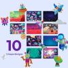 imageKlever Kits Foil Art Kit for Kids  Arts ampamp Crafts Supplies Mess Free Coloring Foil Foam Stickers Creative Travel Toys Birthday Gifts for Boys ampamp Girls Ages 4 and UpSpace