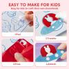 imageKlever Kits Foil Art Kit for Kids  Arts ampamp Crafts Supplies Mess Free Coloring Foil Foam Stickers Creative Travel Toys Birthday Gifts for Boys ampamp Girls Ages 4 and UpUnicorn