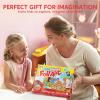 imageKlever Kits Foil Art Kit for Kids  Arts ampamp Crafts Supplies Mess Free Coloring Foil Foam Stickers Creative Travel Toys Birthday Gifts for Boys ampamp Girls Ages 4 and UpAnimals