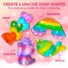 imageKlever Kits Unicorn Soap Making Kit 4 Molds Girl Crafts DIY Project Unicorn Girl Gifts Kids Birthday Gift for Aged 6 Science STEM Activity Teenage Gifts for Toddler Ages 6 7 8 9 10 11 12