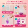 imageKlever Kits Unicorn Soap Making Kit 4 Molds Girl Crafts DIY Project Unicorn Girl Gifts Kids Birthday Gift for Aged 6 Science STEM Activity Teenage Gifts for Toddler Ages 6 7 8 9 10 11 12