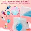 imageKlever Kits Unicorn Soap Making Kit 4 Molds Girl Crafts DIY Project Unicorn Girl Gifts Kids Birthday Gift for Aged 6 Science STEM Activity Teenage Gifts for Toddler Ages 6 7 8 9 10 11 12