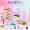 imageMake Your Own Unicorn Night Light  Birthday Crafts Gifts for Girls Kids Unicorns Terrarium Kit for Kids 3in1 Unicorn Toys Presents Arts and Crafts for Girl Aged 6 7 812