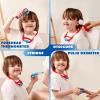 imagePlayAct Kids Doctor Kit 16Piece Pretend Play Medical Kit with Bag Doctor Role Play Set with Realistic Toy Stethoscope Reusable Record Cards Dress Up Playset for Toddlers Ages 3