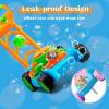 imageSLOOSH Bubble Lawn Mower Toddler Toys  Kids Bubble Machine Summer Outdoor Push Toy Games Backyard Garden Outside Play Toddlers Preschool Boys Girls Birthday Gifts PinkBlue