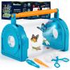 imageBug Catcher Kit for Kids  Light Up Critter Habitat Box for IndoorOutdoor Insect Collecting  Includes Bug Tong Tweezer Activity Booklet and Pipette  Gift for Boys and Girls