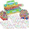 imageJOYIN 100 Pcs Assorted Stamps for Kids SelfInk Stamps 50 Different Designs Dinosaur Zoo Safari Stampers for Party Favor Carnival Prizes School Easter Egg Stuffers Halloween ChristmasAssorted