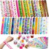 imageJOYIN 144 Pcs Slap Bracelets for Kids Bulk Wristbands with Animals Friendship Heart Party Favors Classroom Prizes Birthday Exchanging GiftsGoodies Bag Stuffers Fillers