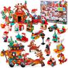 imageJOYIN 2025 Christmas Advent Calendar Building Blocks 24 Days Christmas Theme Countdown Building Toy Set for Boys Girls Xmas Party Favor Supplies Classroom Prizes Kids Xmas Gifts
